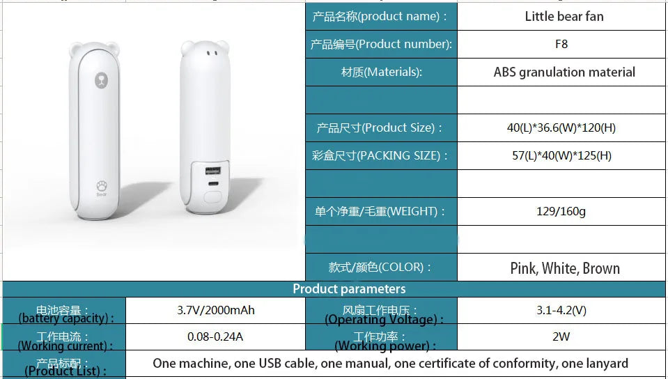 My handheld electric fan Ideal for Students and Household