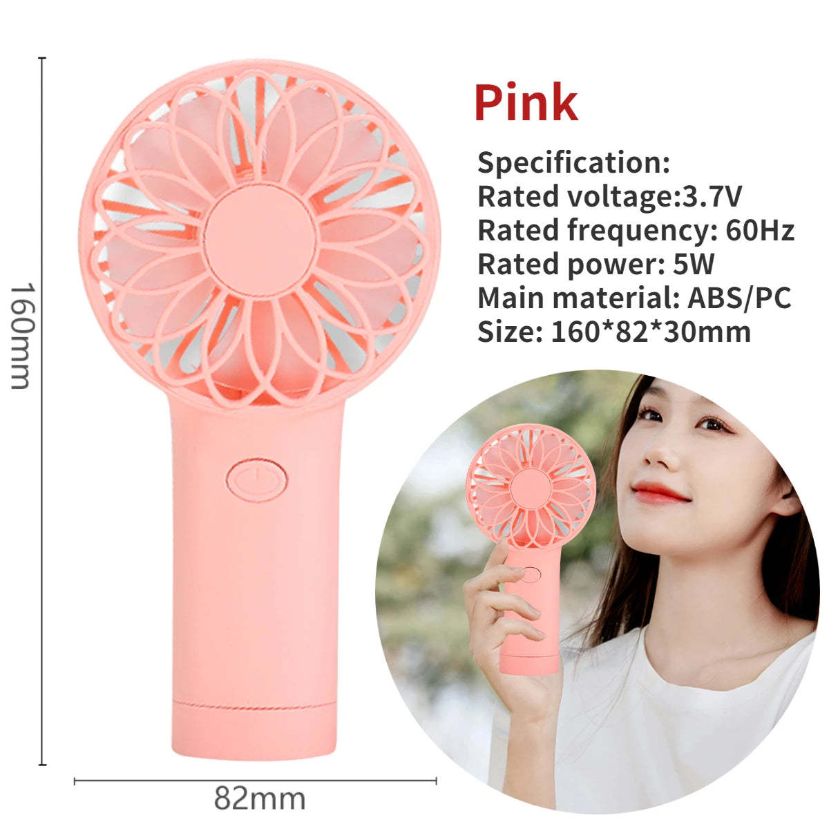 Mini Digital Display Hanging Neck Fan Portable USB Rechargeable 3 Speed Mute Personal Fan Waist Clip on Fan Summer Air Cooler